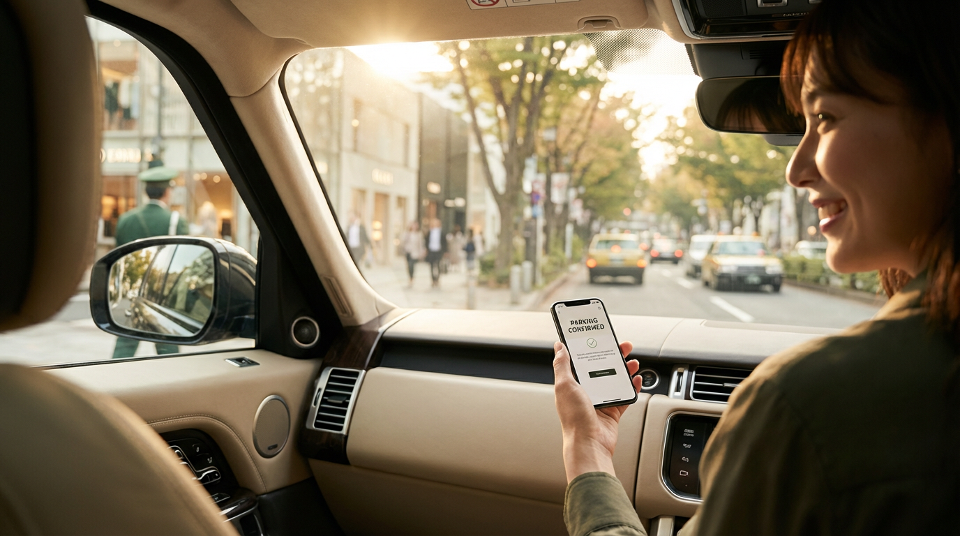 車内から見る安心の景色